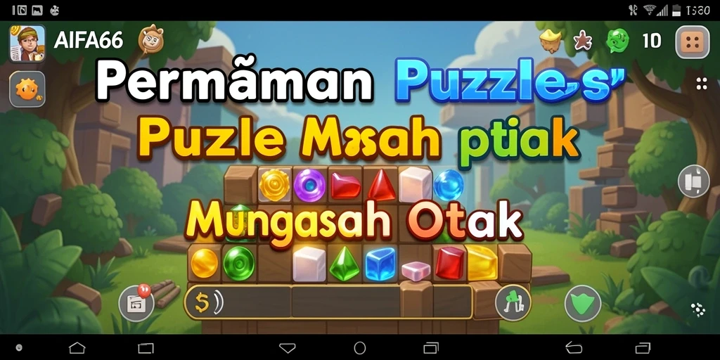 Tampilan gameplay AIFA66 yang menarik dan penuh tantangan puzzle.