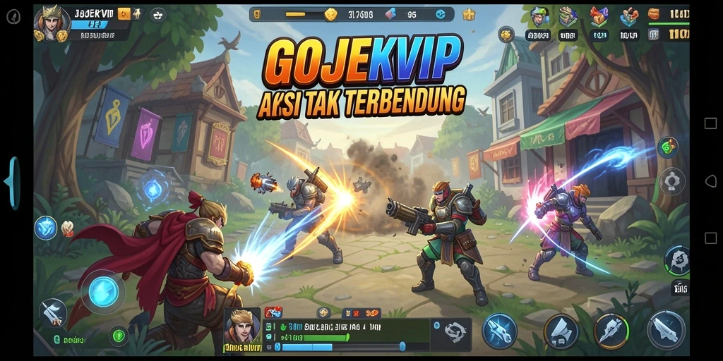 Tampilan seru dari gameplay GOJEKVIP dalam aksi penuh ketegangan.