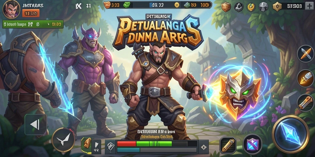 Gameplay seru dan menegangkan di dunia fantasi