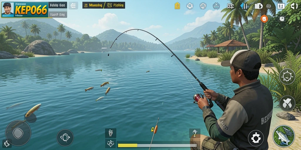 Tangkapan ikan yang mengesankan dalam gameplay KEPO66.