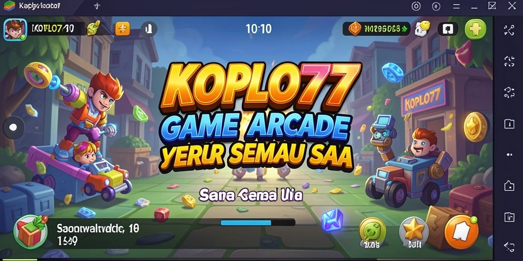 Tampilan gameplay KOPLO77 yang penuh warna dan menarik.