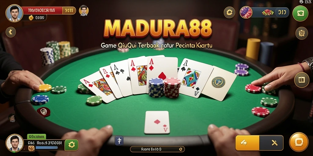 Tampilan gameplay QiuQiu yang mendebarkan di MADURA88.