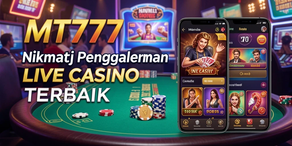 Tampilan gameplay Live Casino yang menarik di MT777.