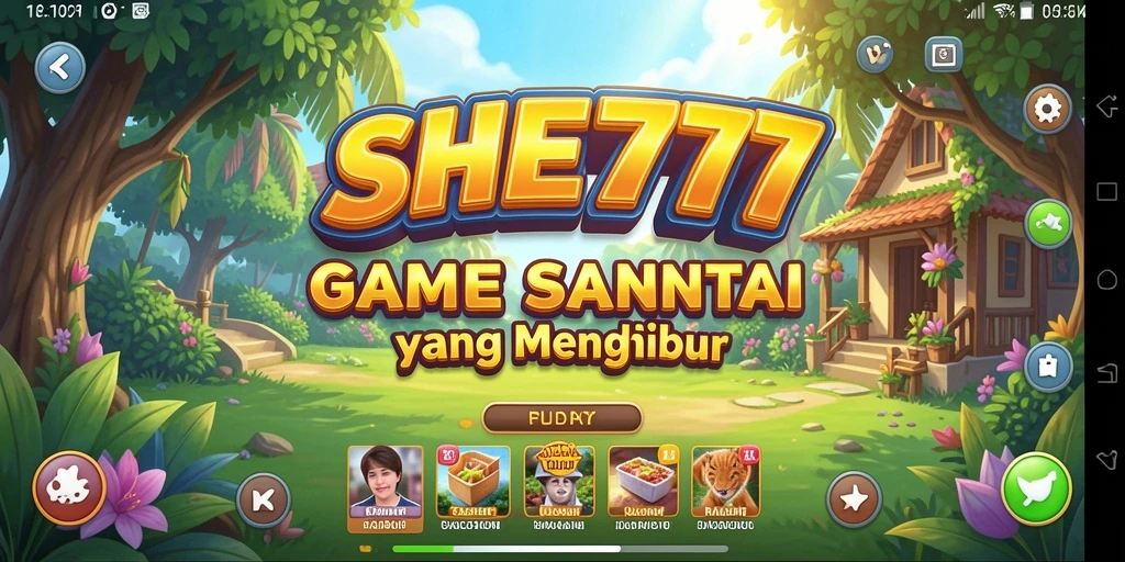 Tampilan gameplay seru dari SHE777 dengan tantangan menarik.