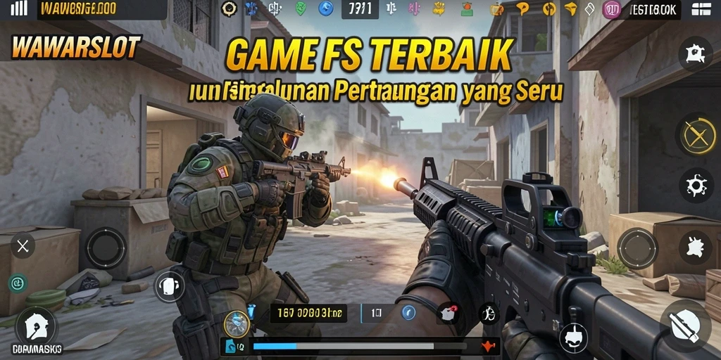 Tampilan seru dari aksi pertempuran dalam WAWARSLOT.